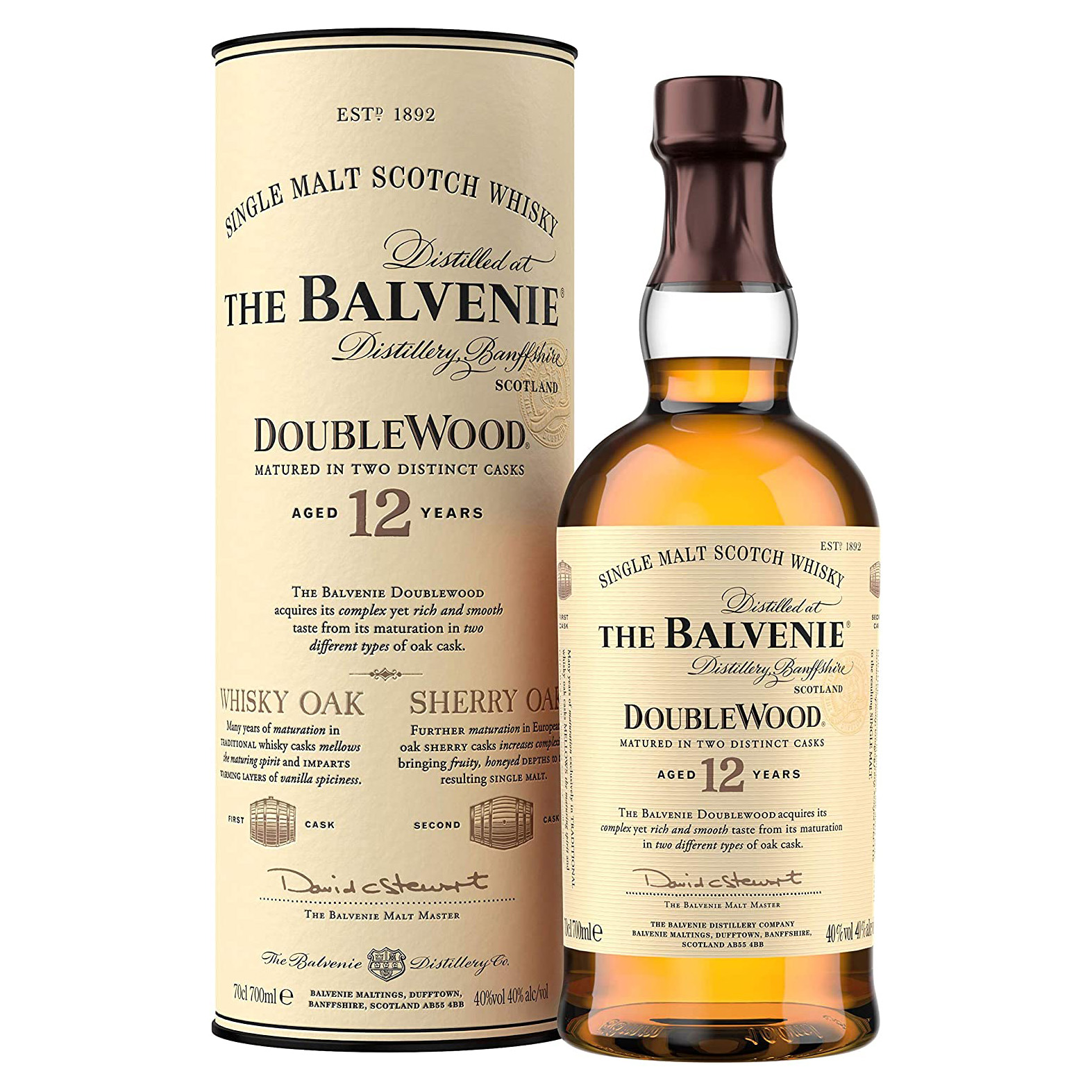 Buy And Send Balvenie 12 Year Old DoubleWood Speyside Single Malt Scotch Whisky